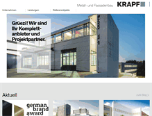 Tablet Screenshot of krapfag.ch